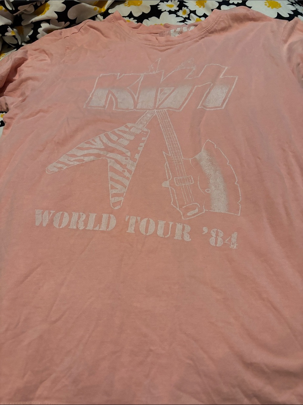 Kiss Pink World Tour '84 Graphic Tee